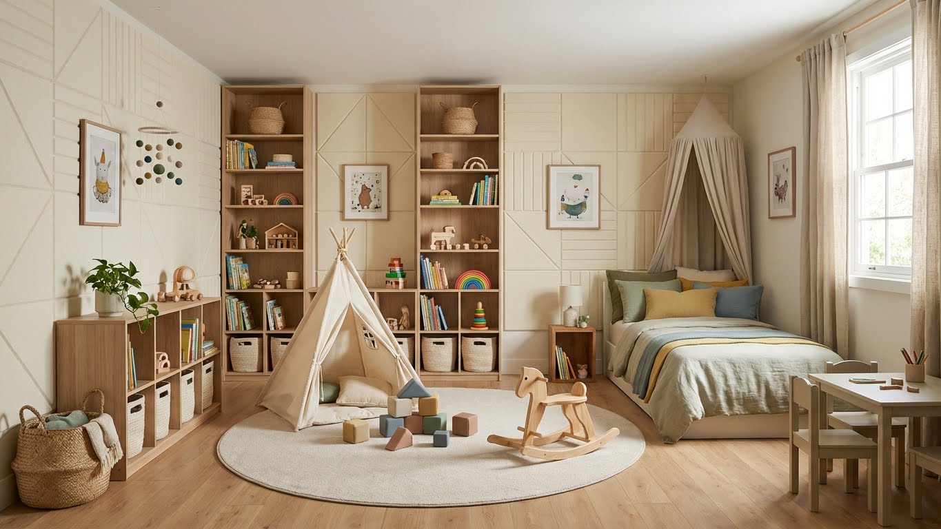 “Calm Nature Kids Room”